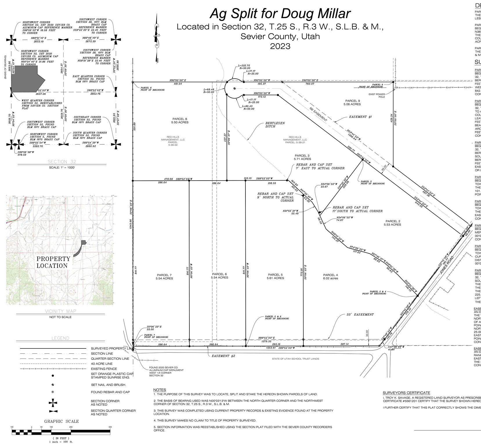 SURVEY B-1942 - Land