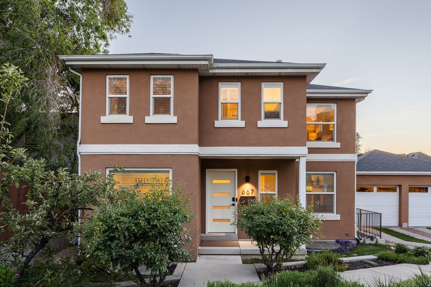 Marmalade is one of Salt Lake City's most coveted pockets, thanks to its walkability and accessibility. Lucky residents of this area are just a short walk from downtown property, the Capitol and City Creek Canyon, and both I-15 and I-215, which means easy commutes, no matter where you're headed. This property, built in 2010, delivers all the neighborhood charm without the maintenance concerns of a century-old home. Inside, the main floor is open and well-laid-out for everyday living and breezy entertaining. The kitchen is a chef's delight: modern and functional, with plenty of cupboard space and a sizeable island for food prep and storage. The living room is bright and welcoming, anchored by a gas fireplace, and a dedicated laundry room keeps things organized. The walkout basement here is roomy to say the least, and it's plumbed for a kitchen-the perfect setup for a mother-in-law suite or income-producing rental. Out back, a tidy, wraparound deck is thoughtfully divided into distinct zones for dining, lounging, or simply doing nothing. A two-car garage rounds out a package that's hard to find in this charming and historic neighborhood.   Square footage figures are provided as a courtesy estimate only. Buyer is advised to obtain an independent measurement. All the furniture is negotiable.