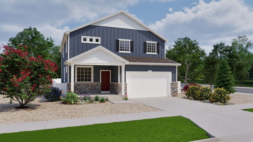Please join us at our Floorplan and Pricing Release Event being held Saturday, April 11 from 12:00pm - 2:00pm for our Brand New Community in Eagle Mountain: OQUIRRH MOUNTAIN RANCH! Event will be held at our model home located at 122 E Arcade Drive in Saratoga Springs, UT 84045.  Special incentives are available for attendees who are among the first to contract.  Light refreshments including drinks from Swig will be served.  The "Triumph" Floorplan blends style with innovation in a home crafted for flexibility, affordability, and efficiency. This single-family, 2-story layout spans over 3,500 sqft and offers 5 beds, 3 and a half baths, fireplace in the great room and an oversized 3-car garage. There is still time to choose design selections! Call now for more information or to set up a time to visit the community! (Photos are of another home, same floorplan. Triumph Lot 102)