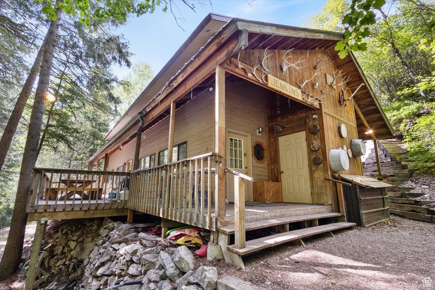 Price positioned at $650,000 - strategic timing to make your move! Experience 1.34 acres of lush mountain beauty in Mount Aire Canyon, complete with a 1931 cabin and the original Canyon General Store-now a charming bunkhouse. Your private babbling stream, 4 bedrooms, 2 baths, year-round power, and possible year-round water create the perfect blend of comfort and adventure. Convenient lower canyon location means easier access - just minutes from Salt Lake City. Summer offers serene mornings and endless hiking; winter transforms it into your own adventure hub, reachable by hike, snowmobile, ATV, or winter-ready vehicle. This rare retreat combines history, nature, and luxury mountain living - a lifestyle you won't find anywhere else.