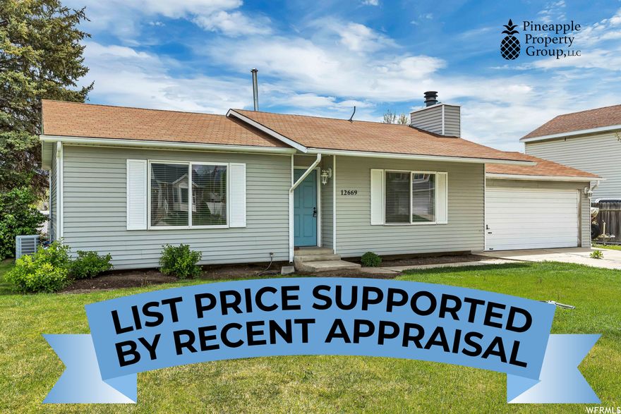 Welcome to your new home, where space and freedom come together with a large fenced yard and no HOA. The kitchen features premium quartzite countertops installed within the last year, and the bathroom has been fully remodeled. Recent upgrades include central AC and a sprinkler system using secondary or culinary water. A recent appraisal came in at the list price, offering added confidence in the home's value. Enjoy a private bedroom deck, a patio wired for a hot tub, plus a two-car garage and spacious driveway. Come see why this is the home you've been waiting for!