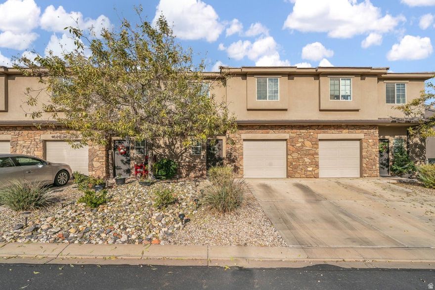 Quiet & cozy 2story townhome in the Millcreek Springs community, just minutes from Green Spring shopping, schools, restaurants, and I15 access. This wellmaintained 3bed, 3bath home offers ~1,323 sq ft of comfortable living, an attached 1car garage, and an open layout that makes everyday living easy. The living room flows into a kitchen with ample storage and room for family gatherings. Enjoy relaxed mornings or evenings on your private patio, or take advantage of the community pool and green space. HOA covers common area maintenance for added convenience. Located in a desirable Washington location with quick access to St. George and area recreation, this home is perfect for firsttime buyers, downsizers, or investors looking for a turnkey opp