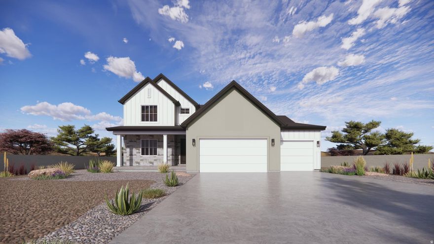 *WALKOUT BASEMENT* Discover your dream home at Fire Rock, a stunning new D.R Horton community in Hurricane, UT! Explore the ''Harmony'' floorplan featuring boosting upgrades and the best part? NO HOA. This inviting two-story home plus basement sits on a view lot and offers a spacious 4 bedrooms, an office, 2.5 bathrooms, and a 3-car garage. Perfect space for a growing family and plenty of room for toys. Ask me about our generous home warranty & special financing when using our in-house lender DHI Mortgage. Improving quality of life here with its prime location, Fire Rock is truly a gem. Don't miss out on the opportunity to make it your own.