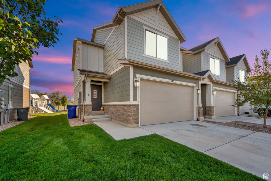 Assume the Seller's USDA Loan at an Ultra-Low 3.25%! Call for details. Location, location, location! This beautiful Saratoga Springs townhouse is ideally situated right on the Lehi border, offering easy access to shopping, dining, the gym, and the scenic Jordan River walking trail. Inside, you'll find an open-concept floor plan with a spacious primary suite, generous bedrooms, and a light, neutral color palette that's ready for your personal touch. Enjoy low-maintenance living with community amenities, including a neighborhood park just steps from your back door. Whether you're looking for convenience, comfort, or a smart financial opportunity with the assumable loan, this home checks all the boxes.