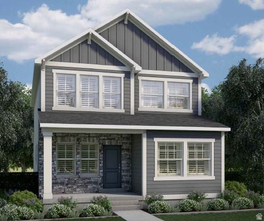 Experience elevated living with the thoughtfully designed Rockport home! Enjoy a blend of style and durability with laminate hardwood, vinyl tile, and carpet flooring throughout. The home is enhanced with craftsman style base and casing, modern can lighting, energy-efficient features, and a tankless water heater for added convenience and savings. The kitchen showcases sleek gray laminate cabinetry paired with elegant quartz countertops and a full suite of stainless steel gas appliances-perfect for both everyday living and entertaining. The owner's bathroom offers a spa-like retreat with cultured marble shower surrounds and satin and brushed nickel hardware, completing this well-appointed home. Comes fully landscaped for a turn key experience!