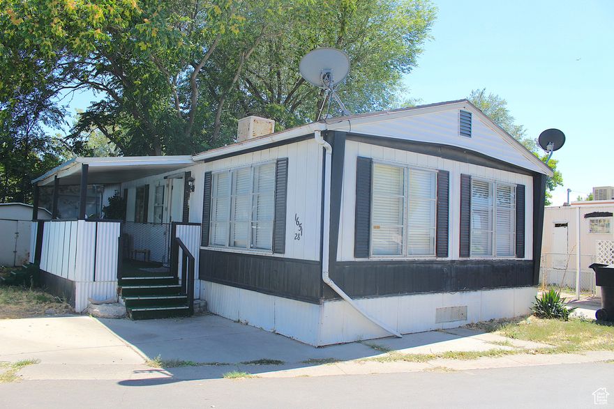 "**Price reduced  motivated seller! Bring all offers."**Affordable living in a central West Valley City location! This well kept 2- bedrooms, 1-bath manufactured home is nestled in a quiet and established community just minutes from school, parks, shopping and freeway access. Enjoy a spacious interior with updated flooring and bright open layout. Park approval required. Cash buyers preferred. Schedule your showing today!  All information provided as a courtesy- Buyer to verify all.