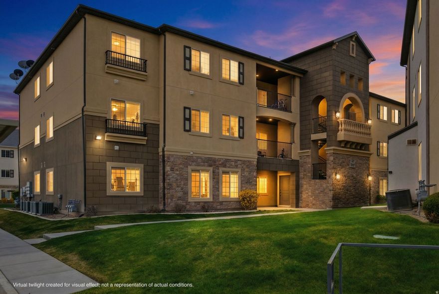 This luxury condo is immaculate and features 9' foot ceilings throughout with crown molding, large windows, a Klearflo Water Softener and Whole House Carbon Toxin Filter. It also has an RO purified water drinking system. New dishwasher, new elongated toilets, newer high grade carpet freshly cleaned. Tile flooring. Comes with an Anderson weather door. The condo comes with a community club house and pool. It has been owner occupied the 10 years and very well maintained!