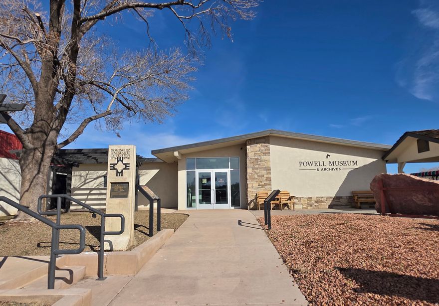 Location, Location, Location! Your business dream awaits on this prime corner, Lake Powell Blvd and North Navajo, in Page's busy downtown walking district. This iconic property currently houses The Powell Museum-ideally suited for a lease-back arrangement, though not required. The 4,129 sq ft building underwent a complete remodel just 3 years ago, featuring new interior doors, windows, flooring, electrical systems, HVAC, layout, paint, lighting fixtures, ADA-compliant bathrooms, plumbing, breakroom, water heater, and landscaping. It also boasts an updated exterior look with fresh paint. Perfect for retail, restaurant, bar, tour company, or countless other ventures! So many opportunities for this space located in the "heartbeat downtown" area and the perfect spot for easy access to Horseshoe Bend, Antelope Point, Lake Powell, and Vermilion Cliffs Wilderness area. Tons of possibilites await. Seize this rare opportunity to own a piece of history in the vibrant core of Page, AZ Call today for a showing.   Square footage figures are provided as a courtesy estimate only and were obtained from Coconino County Buyer is advised to obtain an independent measurement.