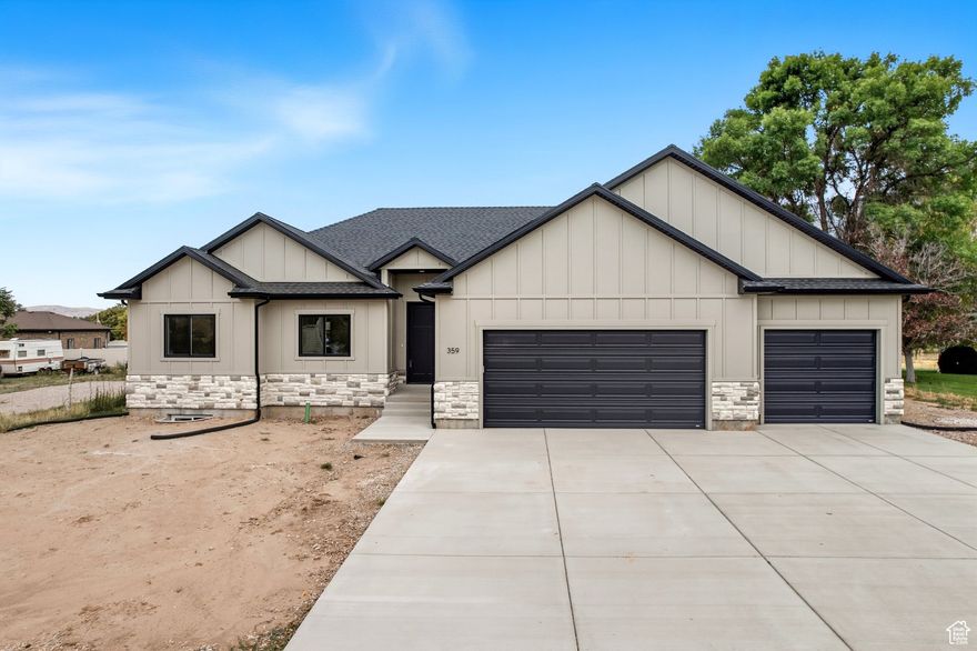 Looking for a custom home without the long wait and custom home price? Well this home is for you. This local builder is well known for only the finest homes, no shortcuts, just top quality. Proximity to the Jr. High and High school is a great feature of this move-in ready home.    Come have a look today at this 3500 sq foot 3 bed 2 bath home with covered patio and MASSIVE 1100+ sq foot garage. Covered patio with amazing mountain views and a large south facing lot to melt the winter snow. . Home is ready for a basement ADU apartment with covered walkout.    PSA- do not come see this home if you are not ready to buy the best home on the market in Nephi as it will sell itself!