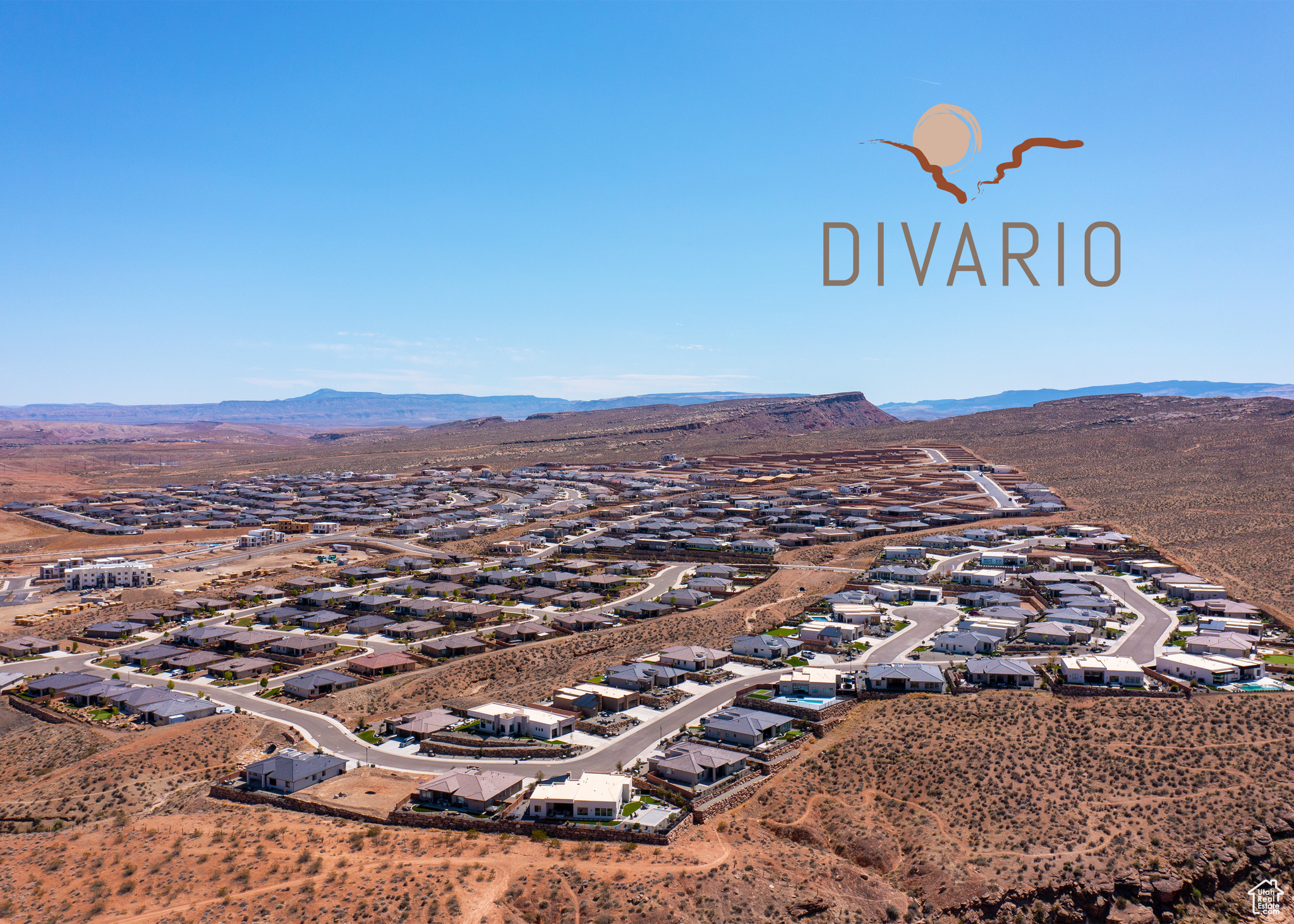 It's all about views. Building lot in Cecita Crest at Divario. Panoramic views in vibrant, new community. Easy access to BLM ground and hiking/biking trails. The 730 acre master planned community is adjacent to 18-hole Sunbrook Golf Course. Divario is surrounded in a picturesque setting with red rock vistas and views of Pine Valley Mountain. Open space in Divario includes natural groomed hiking/biking trails with connections to BLM ground and city planned Divario community park and neighborhood park.