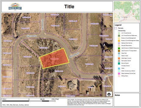 Vacant Land For Sale - 32 Sierra Bella Dr #32<br/> Washington County, Virgin, UT 84779