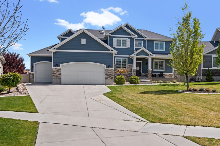 Welcome to one of the most versatile and value-packed homes in Eagle Mountain. Located in the Evans Ranch subdivision this massive 9-bedroom, 5-bath home offers over 4,600 sq ft of space designed for both comfortable living and serious income potential. What truly sets this property apart is the fully functional 3-bedroom, 2-bath apartment-perfect for house hacking, multi-generational living, or creating consistent rental income.