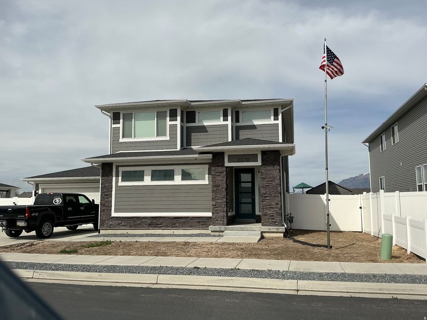 Built in 2020. This 2-story home is situated in a cul-de-sac with no backyard neighbors !  Four bedrooms two full bathrooms. Huge master bath with separate shower. Play ground included. Add this one to your list to see!