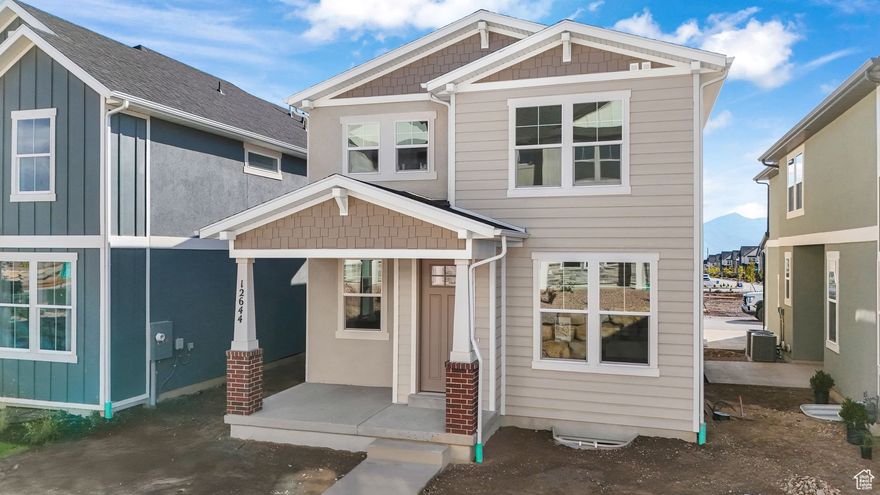 *** 4.99% Fixed Interest Rate when you use the Preferred Lender! *** Quick Move-In! Welcome to Joshua Tree! Our brand new community located in Herriman! Maintenance FREE Living! The Charlotte plan is a 3 bedroom home that comes with a chef's kitchen, stainless steel appliances, designer cabinets, laminate flooring, quartz countertops, incredible primary suite with a separate tub and shower, dual sinks, a massive walk-in closet and a spacious, open floor plan. This home also features a Craftsman elevation, a landscaped front and back yard with a fence, a 2-car garage with 3rd car parking, a covered patio with a private yard, cold storage, and an upstairs loft. Come see why the Charlotte at Joshua Tree is the ideal place to call home.