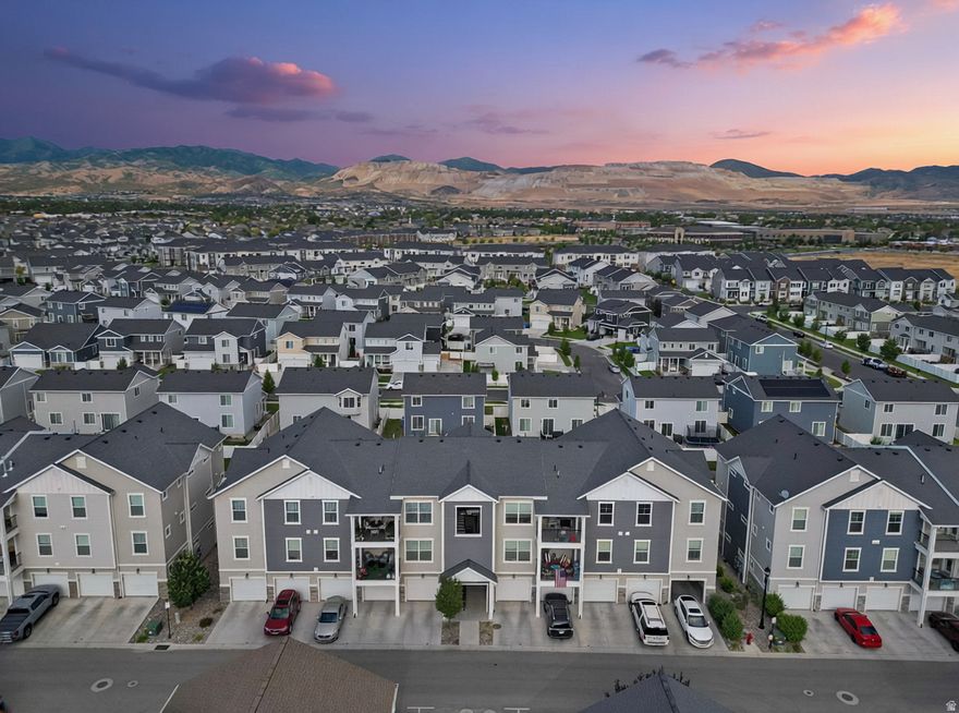 Check out this well maintained condo in the heart of Herriman. It features 3 bedrooms and 2 baths, In-unit laundry, 1 car garage, covered balcony and a tankless water heater. Perfectly located to next to JL Sorenson rec center, Herriman City Hall, multiple parks, trails, mountain view corridor and mountain view village. The condo has fresh paint and has all LVP floors, no carpet! HOA amentities include, a clubhouse, community pool and playgrounds. HOA dues cover snow removal, water, sewer, and exterior maintenance. This is a rentable unit. It previously was rented for $1750. Buyer/Buyers agent to verify all info.