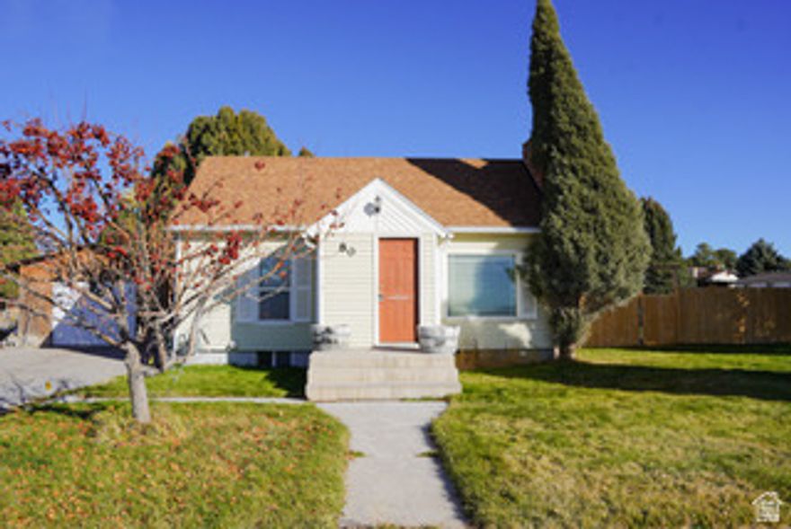 Beautiful 3-bedroom, 1-bathroom home with classic charm and solid updates. The main level includes a comfortable living area and a functional kitchen with oak cabinets, plus a fridge, stove, and dishwasher. You'll also find a family room with a wood-burning fireplace, built-in storage, and a convenient laundry chute. The basement offers a bonus room, a large storage room, and a laundry area. Recent improvements include new plumbing and some electrical updates. Outside, enjoy the fully fenced, beautiful backyard with a spacious patio, fire pit, and a fenced dog run with kennel area. A detached one-car garage provides additional storage and space for tools. Located near local parks and trails in Soda Springs. Call the listing agent to see today.