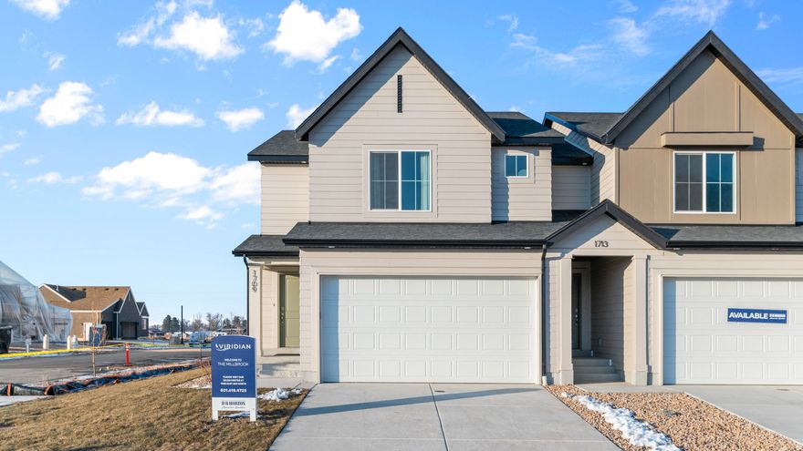 Affordable & Beautiful new MILLBROOK townhome with 2-car garage, Open concept living on the main floor with a half bath.  Quartz kitchen and bathroom countertops, laminate flooring, cabinets, pantry, coat closet, and additional unfinished basement for storage.  The second floor has three bedrooms including a master bedroom suite with a private bath, two walk-in closets, laundry, and another full bathroom for the other two bedrooms.    Enjoy a concrete pad 9' x 24' in the back for family BBQs!  And, let's not forget the amazing curb appeal this townhome offers!    * ESTIMATED COMPLETION DECEMBER 2025    ** Special Interest Rates are Available ** with our Builder Forward Commitment (BFC) if you use DHI Mortgage in addition to receiving up to $4,000 toward closing costs.  **** Ask me about our 7/6 ARM rate or the Chenoa No down financing options.    Ask me about our generous home warranties, active radon Mitigation System, and Smart Home Package, which is included in this home.  The actual home may differ in color, material, and/or options. Pictures are of a finished home of the same floor plan and the available home may contain different options, upgrades, and exterior color and/or elevation style. Square footage figures are provided as a courtesy estimate only and were obtained from building plans. No representation or warranties are made regarding school districts and assignments; please conduct your own investigation regarding current/future school boundaries.