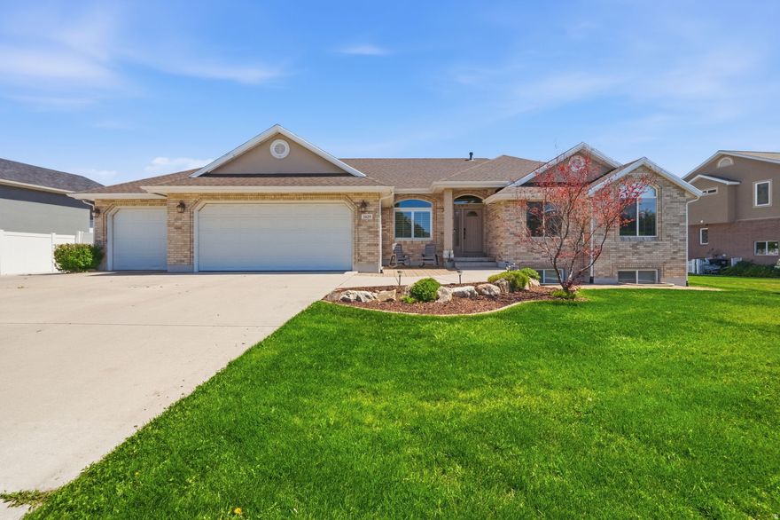 This home has been METICULOUSLY cared for, and the neighborhood is so lovely that they moved just a few homes away!!  The BASEMENT APARTMENT boasts a full kitchen and 4 bedrooms, with a beautiful Murphy bed included.  Nestled in a great Kaysville area, this home has been updated where it counts.  The roof was replaced in 2018, water heater in 2023. A water softener was also placed at that time.  AC and Furnace were replaced in 2012 and 2011.  The backyard is an oasis with almost a half-acre of peace and tranquility.  A pickleball court provides great entertainment, and the permanent outdoor lighting makes every holiday special. There is a fire pit for summer evenings, a hot tub for winter evenings, and a swing-set for everything in between.  The garden space is huge and ready for fruit and veggies.  Another wonderful feature is the extra-deep, extra-high garage with storage for days.  It's a mancave dream.  The garage has also been fully insulated, and the attic has extra insulation and reflective film to maintain good temperatures. RV Parking is great for basement parking, and the cobble-stoning in the front adds a great aesthetic.  Not to mention the hospital, less than 2 minutes away.  plantation shutters add charm, and the extra-large master shower, with two shower heads, adds comfort and convenience.  The jetted tub is separate and spacious. And I hope you need storage because most bedrooms have huge walk-in closets, and storage closets fill the home.  There are too many upgrades to list. Square footage is provided as a courtesy, and the buyer is advised to get independent measurements.