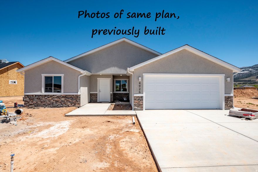 Quality & value in this new Enoch neighborhood -NO HOA! Our popular plan #2 is on one of our larger lots. It has an open floorplan w/two separate bedroom areas for privacy incl all kitchen appliances. Contract early and pick your colors! Quality construction details include soft-close wood cabinetry, quartz countertops, finished & fully insulated garages. Upgraded luxury plank in living areas, plush carpet in bedrooms, tile in bathrooms. This price includes front rock-scaping, the shared side fencing in heavy duty vinyl and RV parking! Centrally located close to Gateway Prep. Academy K-8, and minutes to everything!