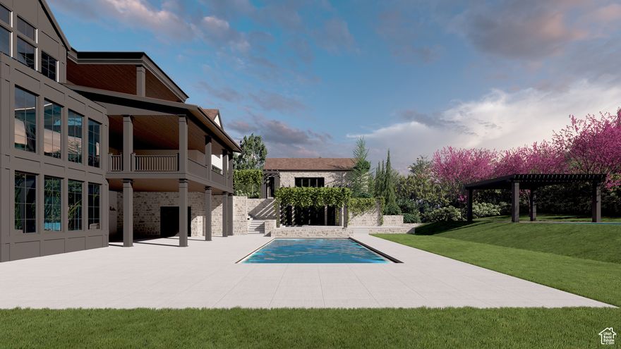 Nestled in a prestigious and sought-after community in Utah, this extraordinary estate in Alpine represents the pinnacle of luxury living. Known for its stunning mountain views, top-tier schools, and peaceful surroundings, Alpine offers a rare blend of exclusivity and natural beauty. Set on a fully usable and beautifully landscaped 1-acre lot, this home has been thoughtfully designed with every lifestyle in mind. Crafted with high-end finishes and workmanship, this home blends timeless architecture with modern functionality. Impressive windows designed to maximize natural light, creating a warm and inviting atmosphere throughout its expansive living spaces. The home is incredibly versatile and designed to accommodate every need, whether you're entertaining a crowd or enjoying a quiet evening. The following features are NOT included but can be negotiated at a cost-plus model: a private outdoor oasis with a custom pool, an outdoor pickleball court, an additional 5-car garage (ideal for housing recreational vehicles, collector cars, and all the family's toys), indoor sports court finishes (perfect for year-round friendly pickleball or basketball games), spa/sauna (roughin included), cold plunge (roughin included), gym, golf simulator, or other custom features.  Whether you're hosting friends, enjoying time with family, or seeking a peaceful retreat, this home has the potential for all of it!