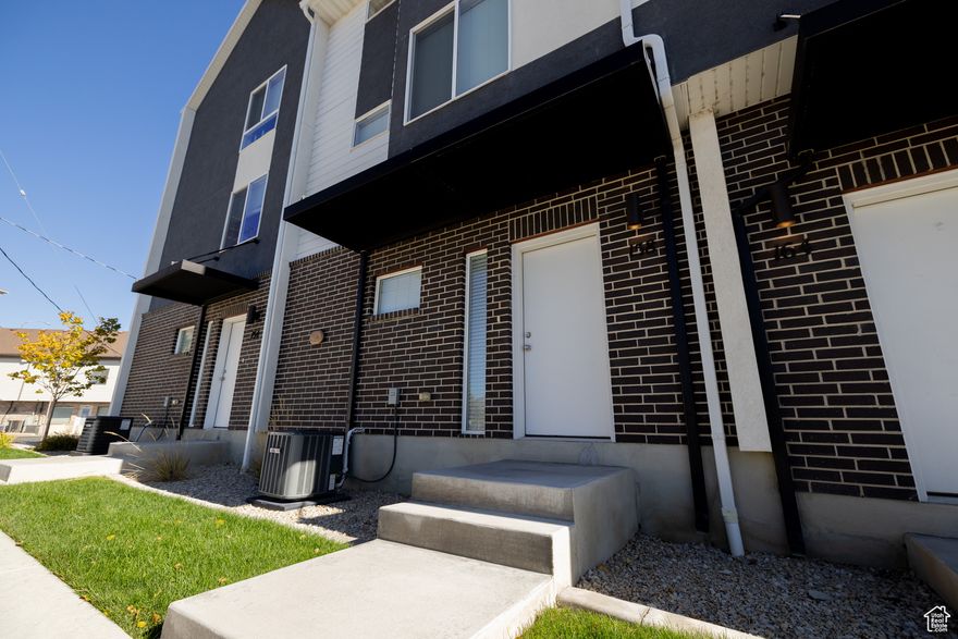 Priced Reduction! Move-in Ready Townhome in the Heart of Clearfield! Don't miss this beautifully upgraded 2-bedroom, 2.5-bath townhome that checks all the boxes. Move in without a thing to do - all appliances and window coverings are already installed and included! This home features ** quartz countertops, stainless steel appliances with a gas range, laminate flooring on the main level, tile flooring in all bathrooms, and window coverings throughout.** Refrigerator, washer, and dryer are all included for your convenience. Enjoy low-maintenance living with high-end finishes in a wonderful community. Buyer and Buyer's Agent are advised to independently verify all information provided including but not limited to square footage, acreage, property details, and HOA information.