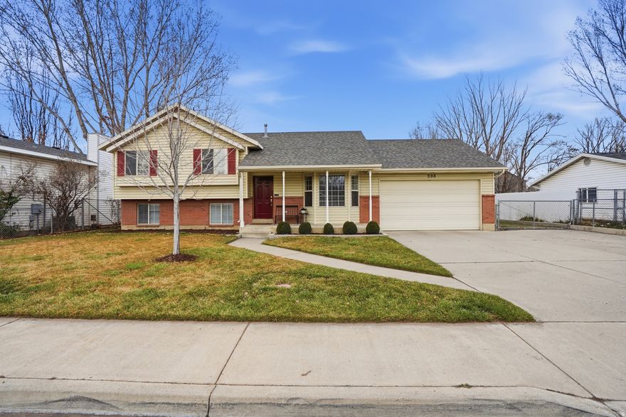 Updated kitchen with vaulted ceiling in a single-family home at this price point is a rare find. The kitchen was refreshed in 2020 with added cabinets, backsplash, and painted cabinetry, creating a bright and functional space for cooking and gathering. Major updates provide peace of mind, including new roof (2021), upgraded HVAC (2019), new water heater (2026), and radon mitigation system (2025). Upstairs features 3 bedrooms and 2 full bathrooms, while the lower level includes an additional bedroom and bathroom, offering flexible living space. Enjoy RV parking and a large, fully fenced backyard with a shed, garden boxes, and included swingset-perfect for outdoor activities, entertaining, and family gatherings. Located in a great neighborhood with a welcoming feel. Square footage provided as a courtesy; buyer to verify.