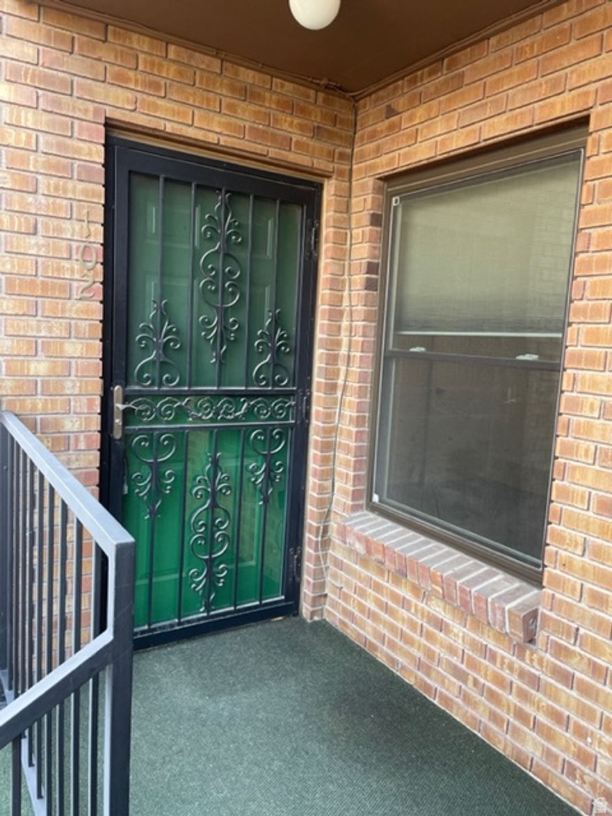 2 bedrooms, 2 bathrooms, main level end unit, washer and dryer hookups, central a/c, dishwasher, master suite, balcony with nice view, secured covered parking spot with elevator to unit level, small complex with nice grounds  No Pets No smoking  Available now to move in   $1875 Rent $1500 Deposit  211 E 5th Avenue #102