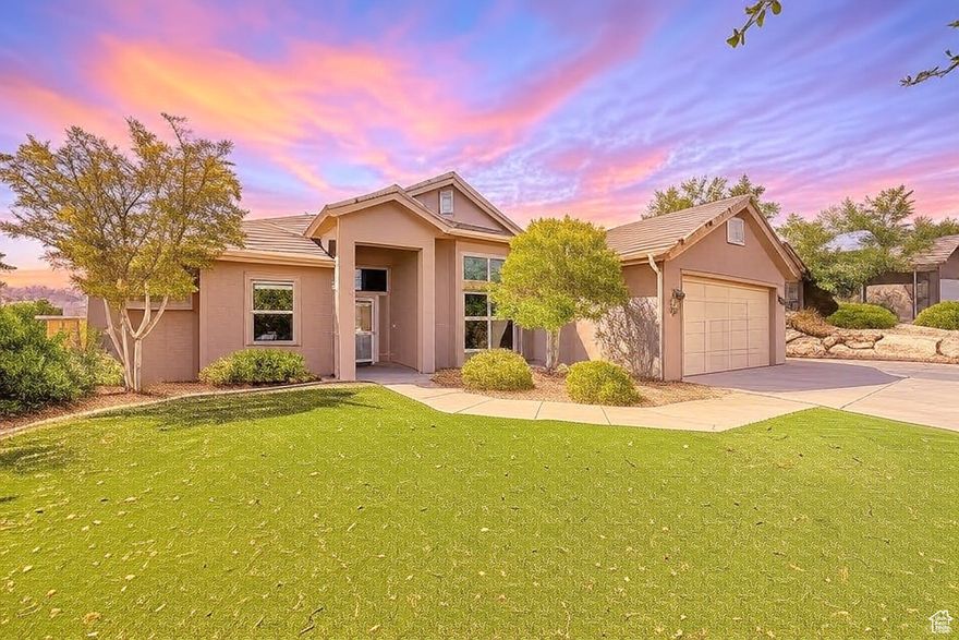 Nestled in a great neighborhood near Red Cliffs Mall, this single-level gem boasts modern comfort and low-maintenance living. Enjoy newer appliances, a xeriscaped yard, RV parking, and a covered patio perfect for relaxing. Ideal for easy living in sunny St. George, Utah!