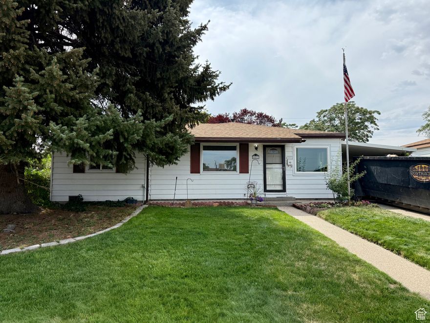 ***Multiple Offers Received*** This cute Kearns Rambler is now available.  Solid Home with Solid Bones! Priced super aggressive to give you the opportunity to gain some sweat equity.  Perfect fixer upper!  Live in the home while you work on it!  Spacious, Open, & Bright Layout.  Quaint park-like setting for a backyard.  1 car carport.  2 storage sheds.  With the right offer, the Seller may be willing to add a 3rd bedroom.  This one will not last long!  Schedule your private showing today.  Feel free to reach out to the Listing Agent with any questions that you might have.  This home does qualify for FHA financing, but it has not met the 90 Day seasoning requirement as of yet. The 90 seasoning requirement will be met on 12/4/25. Feel free to reach out to the Listing Agent with any questions that you might have. Square footage figures are provided as a courtesy estimate only and were obtained from county records. Buyer is advised to obtain an independent measurement. Buyer & buyers agent to verify all accuracy, including sq ft., acreage, zoning, & HOA information. The property information herein is derived from various sources that may include, but not limited to, county records and the Multiple Listing Service, and it may include approximations. Although the information is believed to be accurate, it is not warranted and you should not rely upon it without personal verification. The Seller has never resided in the home. Seller is part owner of the listing brokerage, but is not a licensed agent. The Broker for Aspen Ridge Real Estate helps to manage the Seller's company.