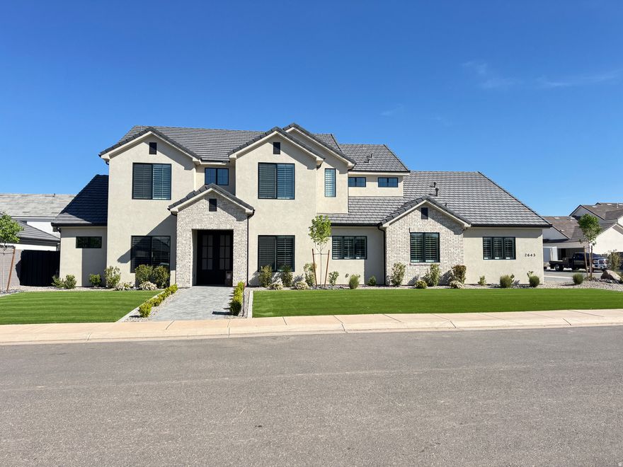 Stunning custom home located in the highly sought-after Moorland Park neighborhood. Top tier location near trails, grocery stores & close to town all while being tucked away in a quiet & private neighborhood. Expansive kitchen & great room are perfect for entertaining, featuring high-end finishes such as custom soft-close cabinetry, quartz countertops, GE Cafe appliance package, oversized built-in fridge/freezer, beautiful hardwood floors & spacious pantry with a butler's countertop. Oversized windows flood the home with natural light, creating a warm and inviting atmosphere. Excellent floor plan with a second bedroom & office on the main, upstairs there is a second living room & laundry room. Full landscaped with artificial turn, paver walkways, patio & driveway. Schedule a showing to see the home for yourself today!