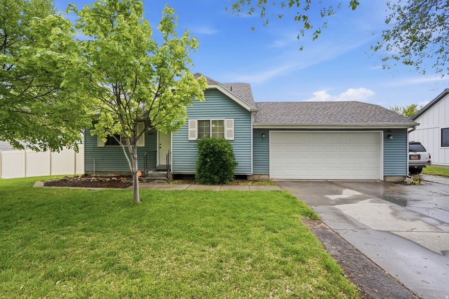 Magna Gem with Room to Personalize!  This home offers something you don't see every day. Handcrafted hardwood floors running throughout, each room featuring its own unique pattern, originally custom made by the previous owner. Spacious layout with vaulted ceilings, four bedrooms including a 3/4 bathroom attached to the primary bedroom.  Outside, you'll find an oversized fully fenced backyard with new fencing and gate, as well as, a 2 car garage for convenience and storage. Major system updates are already in place, including new central air and an instantaneous water heater, giving you comfort and efficiency from day one.     Square footage figures are provided as a courtesy estimate only and were obtained from county records .  Buyer is advised to obtain an independent measurement and to verify all listing information.