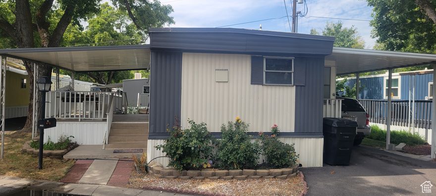 This charming home features 2 comfortable bedrooms, a full bath with laundry connections and an open concept great room and kitchen. Ready to be updated to your liking. Great location in a quiet retirement community (55+). Come check out this killer deal!