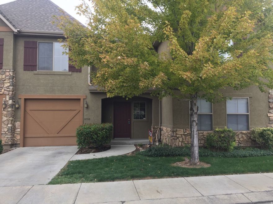 Welcome to Cottages on 9th, a charming community located in Midvale, UT. This beautiful house features 3 bedrooms and 2.5 bathrooms. Enjoy the convenience of an attached garage, central air, dishwasher, microwave hood, and stainless steel appliances. The community amenities include a clubhouse, community pool, exercise room, and hot tub for relaxation and entertainment. Take in the stunning mountain views from your master suite and appreciate the ease of having yard care included. With a washer and dryer in the unit, you'll have everything you need for a hassle-free lifestyle. Sorry, no pets allowed in this lovely home. Don't miss out on the opportunity to make Cottages on 9th your new home sweet home! Square Footage Approximate. Tenant to verify all information.