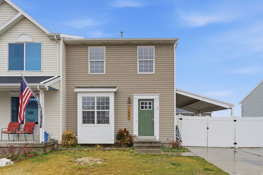 No showings until open house Saturday March 7th. 11-1:30. Move-In Ready Twin Home! Perfect for first-time buyers or those looking to simplify and downsize, this home offers 3 bedrooms and 2 bathrooms in a comfortable, functional layout with new carpet throughout. The updated kitchen includes all appliances and opens to a large gathering space. perfect for everyday living and entertaining.  Step outside to enjoy a spacious backyard ideal for gatherings, letting the dog play, or relaxing at the end of the day. Garden boxes are ready for your green thumb, making it easy to grow flowers, herbs, or fresh vegetables. A wonderful place to call home!