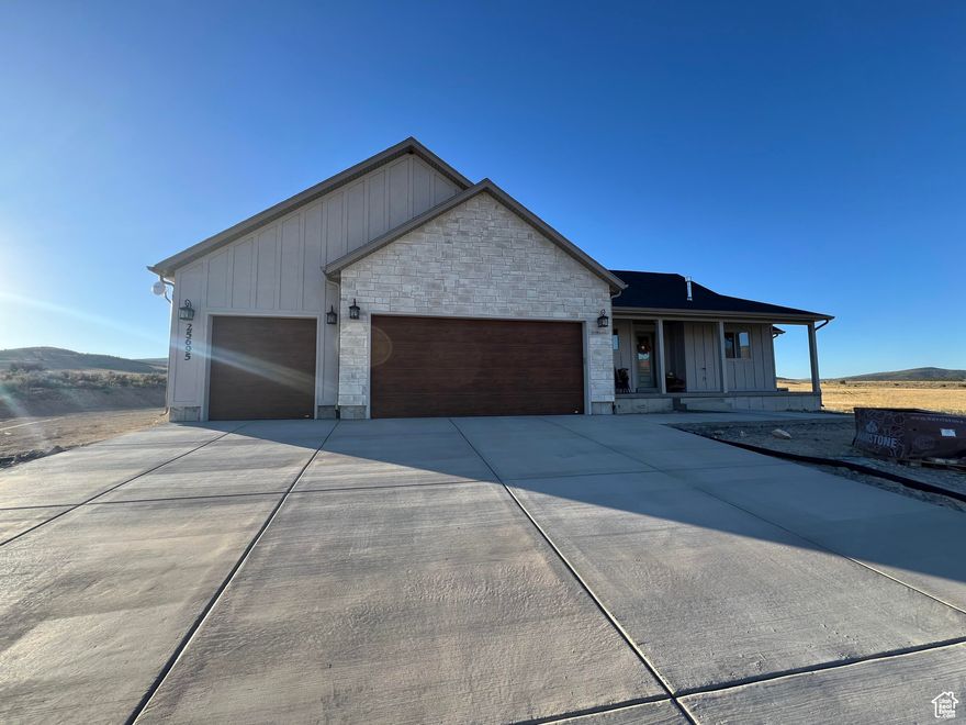 Discover the perfect blend of comfort, space, and natural beauty in this stunning 5-bedroom, 4-bathroom home nestled on nearly 2 acres just outside of Fairview. With its open floor plan and thoughtful design, this home offers peaceful rural living with all the modern conveniences. The kitchen has many great features. Such as extra large walk in pantry, quartz countertops, and custom cabinets. The living room is welcoming, large, and includes wood burning fire place. The master bedroom includes great walk in closet, large bathroom with luxurious walk in shower. The basement has a great family room with plenty of room for gathering family and friends. 4 car deep garage with lots of space that you're able to drive through. The views surrounding this home are beautiful in every direction. It's a great location being just far enough out of town but close enough for convenience. Square footage figures ae provided as a courtesy estimate only and were obtain from owner. Buyer is advised to obtain an independent measurement. Buyer and buyer's agent/broker to verify all information.