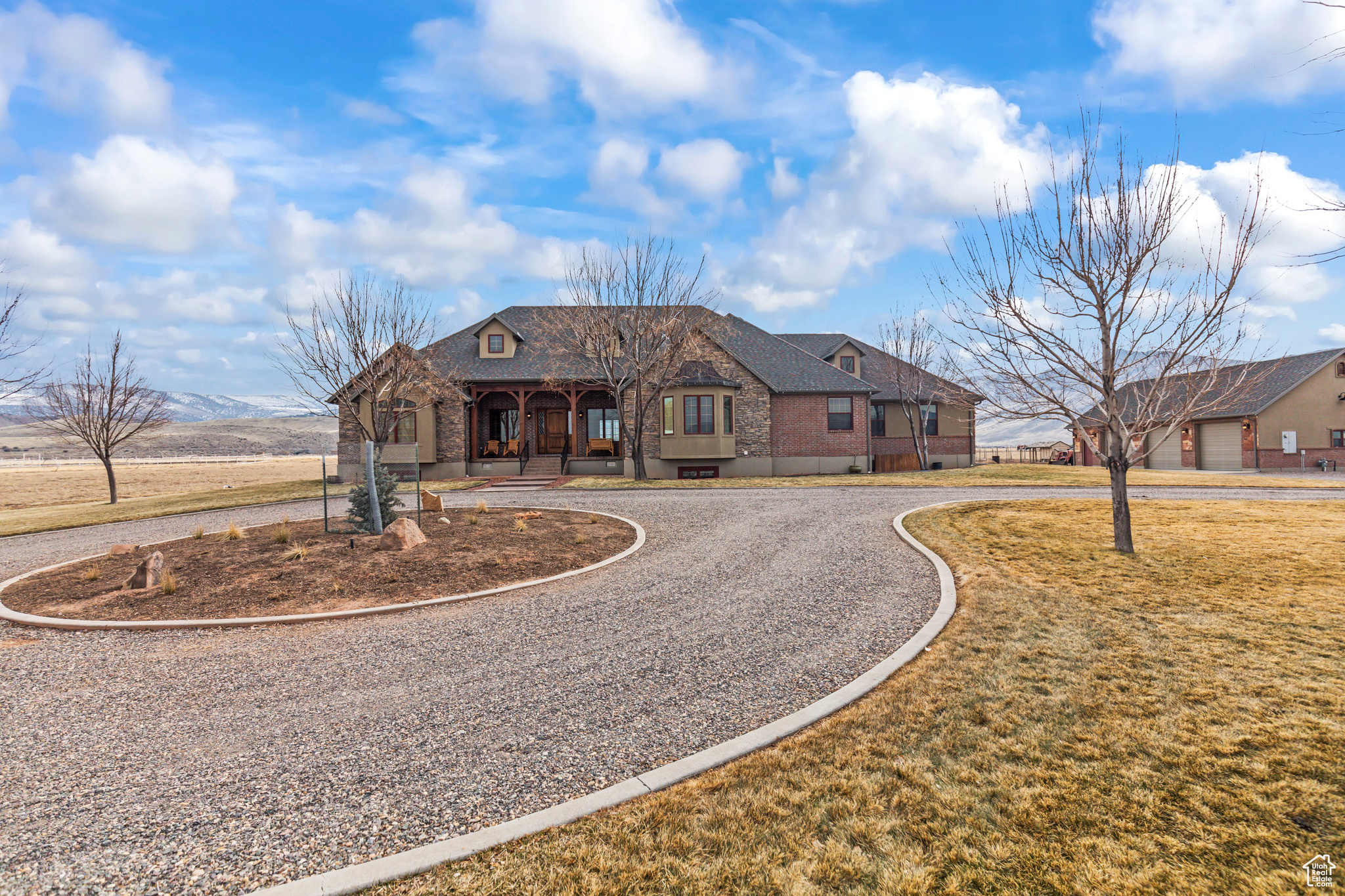 This is the home you've been waiting for! Sitting on 2 oversizedparcels totaling 19.55 acres, you'll have plenty of space to bring your horses, atvs, animals, or whatever you want! The land is fully fenced and comes with 20 shares of Glenwood Irrigation water. Pulling in, you'll be greeted by a large circular driveway and a covered patio. Out back there are 2 covered decks and a large detached heated shop complete with a kitchenette and bathroom. This home has been thoughtfully designed, withclose attention given to every detail. It has beautiful rock finishes, upgraded appliances, and plenty of storage. You won'twant to miss it!