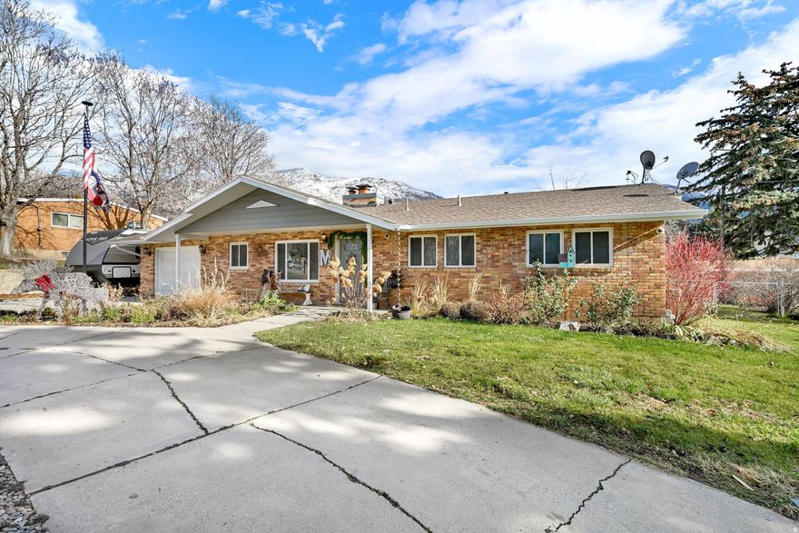 This is the one you've been waiting for!!!  Awesome property on the east bench of North Ogden.  Updated, gorgeous kitchen.  Family room that is perfect for hanging out and relaxing with the family.  Incredible master bedroom, complete with master bathroom and huge walk-in closet.  Downstairs you'll find another family room, a 3rd bedroom and a 3rd bathroom.  Laundry upstairs and downstairs.  Fireplace upstairs and downstairs.  Plenty of storage space.  Spacious backyard with a covered patio, shed, greenhouse and still plenty of space to run around.  Magnificent  view of the mountains.  RV Parking.  In the last 2 years water heater, furnace and air conditioner have all been replaced.    Walking distance to schools and parks.  Call me today for a showing.