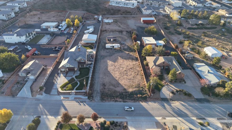 Location, location, location! This is the perfect lot to build your dream home-with NO HOA. A true gem nestled between other beautiful homes. The possibilities are endless: build a massive garage or workshop, add a pool or pickleball court, or enjoy plenty of space to store multiple RVs on this deep one-acre lot. City electric, water, and sewer are stubbed right at the street on 1760 W in Hurricane. To the north, you'll enjoy gorgeous views of Pine Mountain-an ideal backdrop for your future home. The property also includes an affixed shed that can be easily removed when leveling the lot. In addition, there is an older RV that can either remain with the property or be removed upon request. Water impact fee is still to be paid.