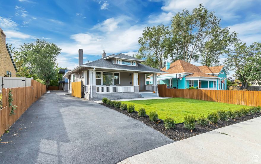 Here's your chance to live in the heart of Sugarhouse within walking distance of restaurants, shopping, entertainment, hospital, and Sugarhouse Park! NEW permitted ADU unit built in 2021 above SPACIOUS 2-car 700 SF GARAGE. Beautifully remodeled main home with the following improvements all within the past 6 years: sewer system (formerly on septic), plumbing & electrical (incl. meter), HVAC system, roof, windows throughout, lighting, on-demand water heater, driveway, fully fenced yard w/locking gate, flooring, kitchen w/custom cabinets, appliances, and bathrooms. Charming original antique fireplaces, finished attic space. EXCELLENT location with a parking lot across the street, allowing for an ample mountain view from the spacious front porch. 2nd level square footage includes the ADU square footage for a total of 4,052 sf on the premises.