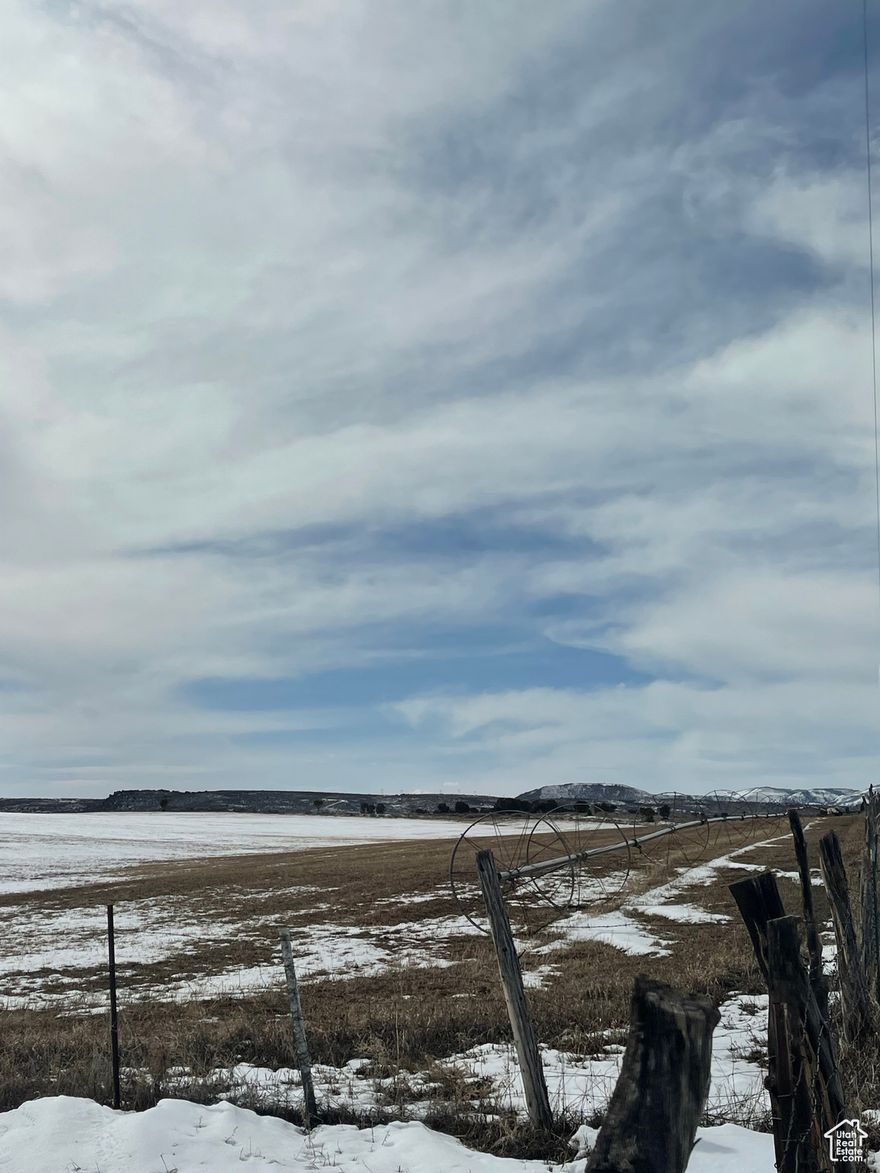 Do you dream of owning a farm/ranch? Here's your chance! This 15-acre parcel is currently under hay and comes with 42 shares of Red Creek Irrigation water. Price includes wheel line and mover currently on property. Easy access via county road. This property also comes with a culinary water connection (Fruitland SSD) and power is nearby. Property is currently Greenbelt status.