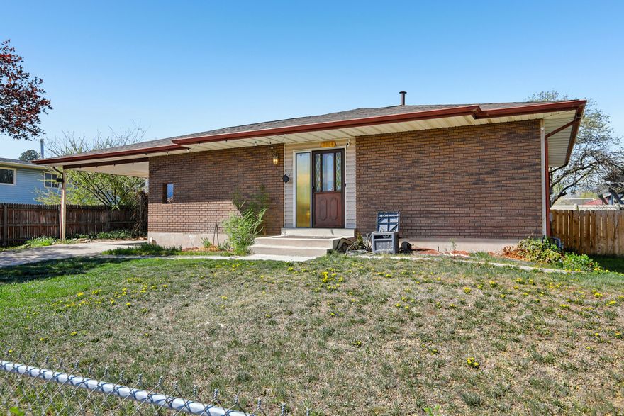 New roof installed in 2023! Enjoy updated flooring and fresh paint throughout. The spacious basement family room offers flexibility-perfect for a second living area or easily used as a primary suite with its own ensuite. Newer double-pane windows. The fully fenced yard provides privacy and plenty of space. Covered carport plus a detached garage for added parking and storage. Conveniently located near shopping and dining at Jordan Landing, with easy access to Bangerter Highway and Mountain View Corridor for a smoother commute.