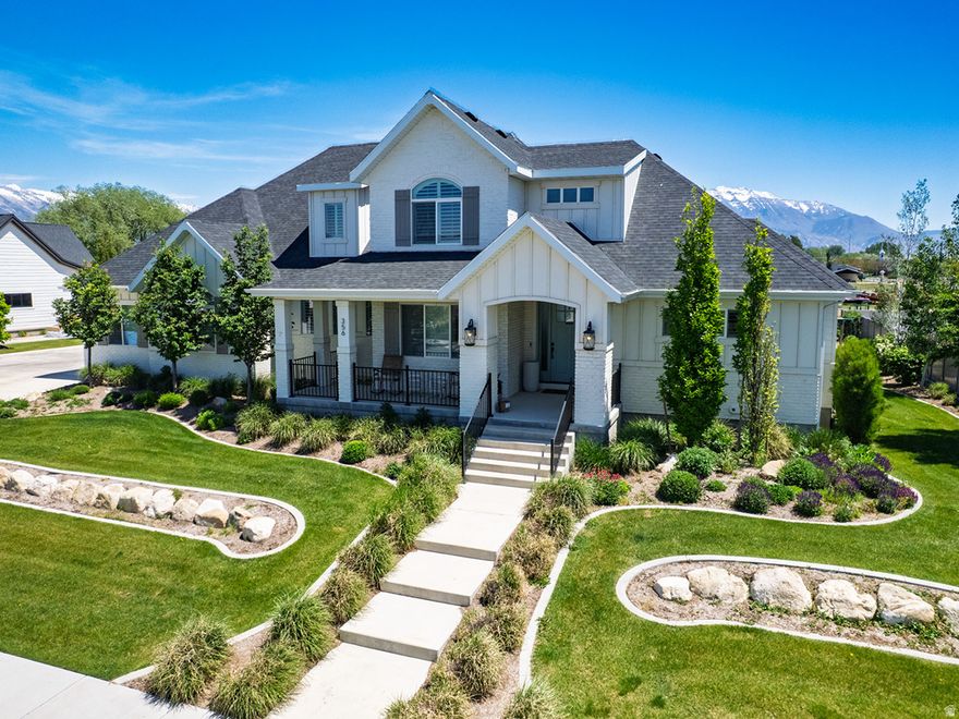 Incredible Executive home in highly desirable Lehi neighborhood. This home boasts all the upgrades and professional finishes. With high vaulted ceilings and a wide open floor plan, home has the perfect feel and flow.  Large primary suite on the main level with oversized bathroom and closets. Kitchen is gorgeous from designer cabinetry to high end countertops. Basement is professionally finished with large bedrooms, huge family room, and a mother in-law apartment ideal for renting.  Home sits on a big property over a half acre ideal for entertaining and recreation.