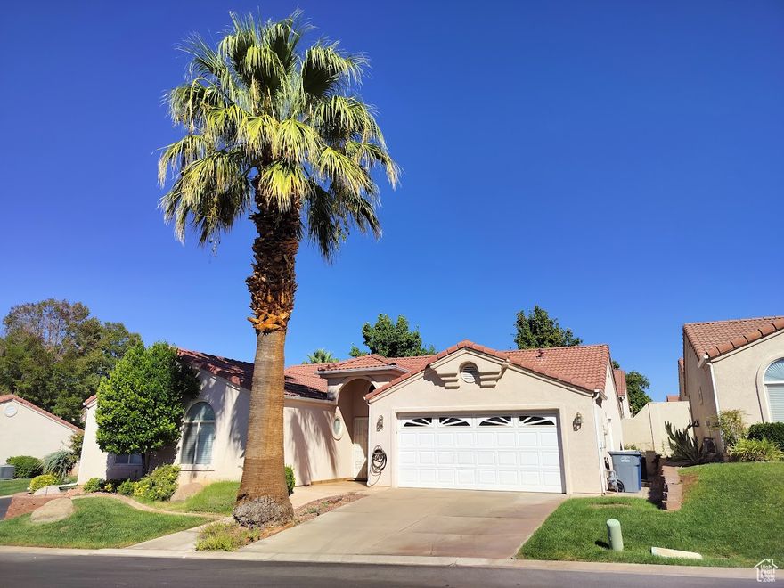 Fall in Love with this Spacious, Open 1931 sq. ft. Floorplan in Sought After Silver Creek Townhomes just off Dixie Drive at 540 North! Vaulted Ceilings, Foyer, Special Indirect Lighting, Large Bedrooms, Primary Bath with Double Basins, Separate Shower and Soaking Tub, and Walk-In Closet. Glass French Doors on Bedroom #2, Huge Full Wall Closets in Oversized Bedroom #3. The Hallway has a Special Built-In Desk with Natural Light from a Designer Circular Window. You'll Enjoy the Kitchen with it's Quartz Counters, Lots of Cabinets and Great Appliances, including a 27Cu.Ft Refrigerator. This Amazing Home is just 2 doors away from the Super Clubhouse. The Clubhouse boosts a Fitness Room, a Large Event Center Room with Kitchen, a Resort-Type Outdoor Pool with a Waterfall Feature and a Big Indoor Pool!    Square footage figures are provided as a courtesy estimate only and were obtained from __county records____________ .  Buyer is advised to obtain an independent measurement.