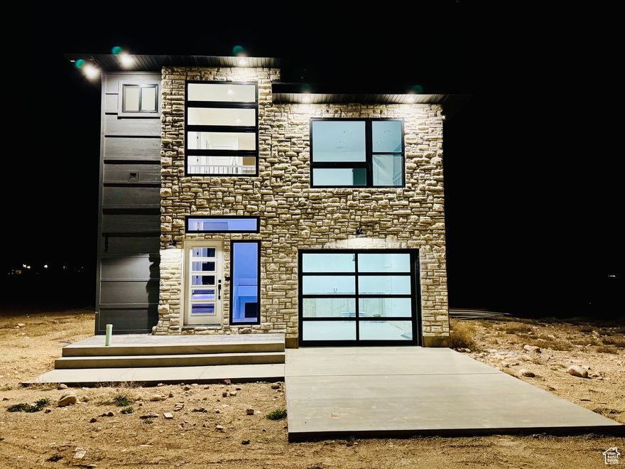 Brand new, unique modern style smart home!  This multi-level home offers privacy at every level.  The home is operated with the Loxone Smart Home automations system.  The automated lighting, sound system and accent lighting can all be programed to your individual needs.  Also features smart thermostats, light switches and smart toilets. The main living area with the three bedrooms is on the top floor.  The kitchen area and walk-out deck are on the the main floor.  The living room, utility room and an additional room that would make a great office, bedroom or playroom are found in the basement.  Easy to show.  Square footage figures are provided as a courtesy estimate only. Buyer is advised to obtain an independent measurement.