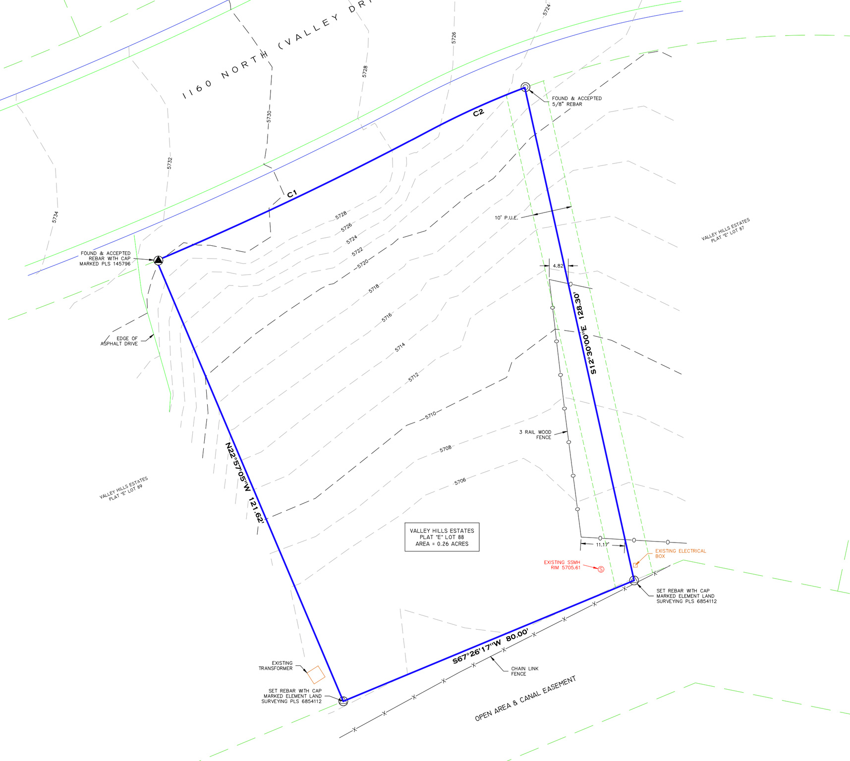 VALLEY HILLS ESTATES - Land