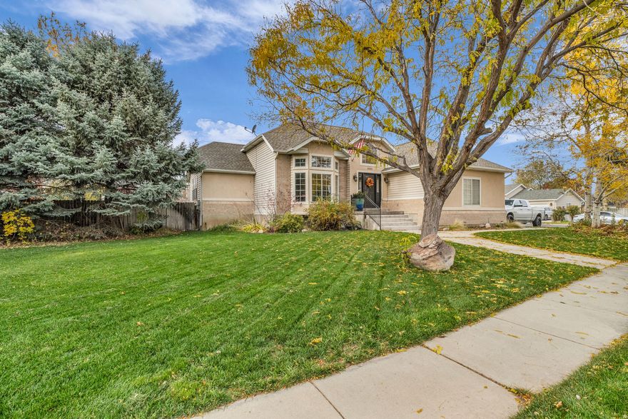 PRICE DROP!!!!MUST SEE! Awesome Rambler featuring single-level living in a quiet West Jordan neighborhood, close to the Elementary school. Easy access to I-15 and minutes from shopping, dining, & parks. Roof and HVAC are only 2 years old for total peace of mind. Home features Grand entry with beautiful chandelier, Vaulted ceilings, Hardwood flooring, New carpet Living Room/Master, Large Mature Trees, Hot Tub, Spacious TV/Pool Table room downstairs, 11'x 17' Bonus Room downstairs (90% finished), and a 20' x 60' RV/Boat Pad. Basement features jetted tub and rain shower . Schedule a showing ASAP! See attached Video Tour. Square footage figures are provided as a courtesy estimate only. Buyer is advised to obtain an independent measurement.