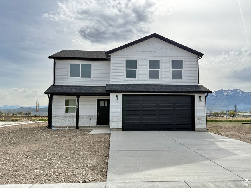 This newly built residence combines modern efficiency and thoughtful design on a quiet street in a USDA-eligible area-meaning it qualifies for 100% financing through USDA Rural Housing. Enjoy the peace of mind that comes with a 1-year builder warranty and the convenience of a home built without a basement-no worries about flooding or water intrusion.  With no HOA, you'll have the freedom to make your property truly your own-no extra fees and more flexibility for your lifestyle.  Inside, you'll find a bright, open layout with contemporary finishes, quality materials, and energy-efficient construction throughout. The west-facing orientation captures beautiful sunsets from your living area and front porch while keeping your backyard shaded for comfortable evenings.  Perfect for buyers seeking the advantages of new construction, low maintenance, affordable ownership, and independence from HOA oversight, this home offers exceptional value and lasting comfort-all while meeting today's building standards.