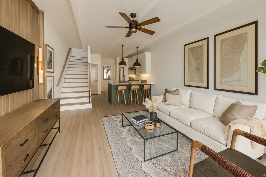 Welcome to the Slate Floor Plan townhome in Daybreak. This 3-bedroom, 3.5-bath home offers three levels of modern living with an open-concept main floor, seamless kitchen, dining, and living areas, and private bath access for each bedroom. A flexible 2nd-level space adds versatility, while the 2-car tandem garage provides ample parking and storage. Enjoy trails, parks, shopping, and dining just minutes away. Ask about our how we can Personalize YOUR Financing!