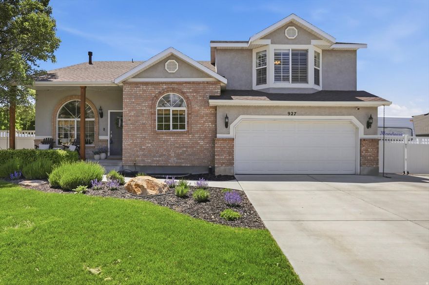 Welcome to this beautifully maintained 5-bedroom, 3-bath home tucked away in a quiet cul-de-sac in one of Orem's most desirable locations. Surrounded by mountain views and a strong sense of community, this home offers the perfect blend of comfort, warmth, and everyday convenience. From the moment you enter, you'll appreciate the inviting atmosphere and thoughtfully designed layout that creates both connection and privacy throughout the home. Large windows fill the living spaces with natural light while showcasing Utah's beautiful mountain scenery. Whether gathering with family, entertaining guests, or simply enjoying a quiet evening at home, the floorplan offers flexibility and comfort for every stage of life. The spacious primary suite offers a relaxing retreat, with heated marble floors in the bathroom for year-round comfort. Additional upgrades include a built-in HVAC humidifier system, smart thermostat, new carpet, and a new roof completed within the last year-offering peace of mind and modern efficiency. Step outside to a generously sized backyard designed for entertaining and enjoying Utah's changing seasons. The outdoor dining space, expansive lawn, and open gathering areas create the perfect setting for summer barbecues, holiday celebrations, or peaceful evenings outdoors. Located in a truly neighborly cul-de-sac known for its welcoming and community-oriented atmosphere, the home also offers exceptional convenience with nearby parks, trails, shopping, dining, and I-15 access just minutes away. This exceptional property combines comfort, thoughtful upgrades, outdoor living, and an unbeatable Orem location that is increasingly hard to find.  Square footage figures are provided as a courtesy estimate only and were obtained from county records. Buyer is advised to obtain an independent measurement.