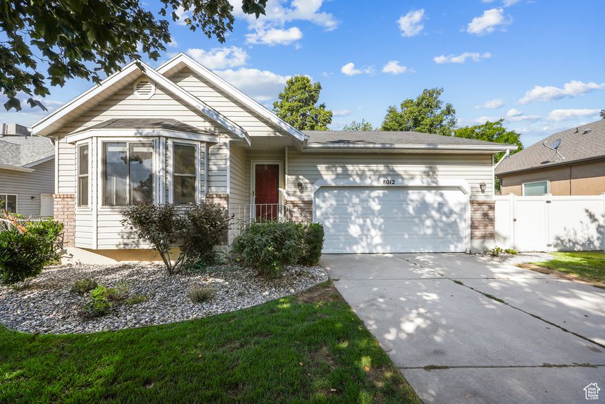 Move-in Ready Gem in Prime Sandy Location! This beautifully updated home features brand-new A/C, furnace, and garage door-plus a new fridge, dishwasher, and microwave for added convenience. Enjoy fresh paint, new flooring, base boards, banister, hand rail  and modern Roman shades upstairs, creating a clean and welcoming space. Stay connected and comfortable with Google Fiber wiring and a smart thermostat. The private, fully landscaped yard is a true retreat with garden boxes and mature trees offering shade and serenity. Don't miss this move in ready opportunity in a fantastic neighborhood-schedule your tour today!